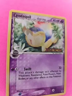 Cyndaquil Reverse Holo Ex Dragon Frontiers Pokemon Card WOTC NM - Image 2