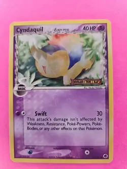 Cyndaquil Reverse Holo Ex Dragon Frontiers Pokemon Card WOTC NM - Image 3