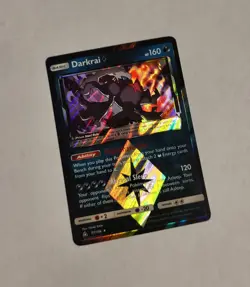 Pokemon Darkrai 77/156 Ultra Prism Star Holo TCG Card English Sun & Moon - Image 1