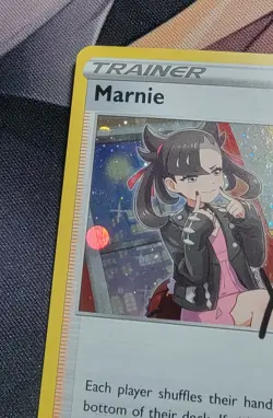 Marnie SWSH120 HOLO RARE Pokemon Black Star Promo NM 2021 Card TCG *SWIRL* - Image 4