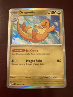 Dragonite 149/165 Sv: Scarlet & Violet 151 Holo Rare Pokemon TCG Card - Image 1