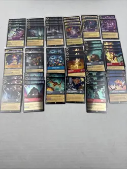 55 Cards Disney Lorcana Whispers in the Well Bulk Lot (3 Cold Foil) - Image 1