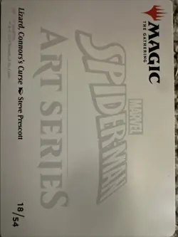 MTG Marvel's Spider-Man Art Series, 18/54 Lizard, Connors’s Curse Gold Stamp - Image 2