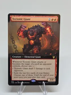 Tectonic Giant (Extended Art) X1 THB MTG Theros Beyond Death - Image 1