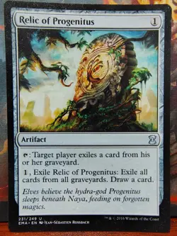 Relic of Progenitus x1 - Eternal Masters MTG - Regular - LP to MP - Image 1