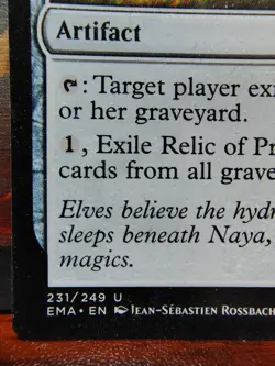 Relic of Progenitus x1 - Eternal Masters MTG - Regular - LP to MP - Image 4