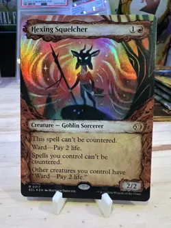 SHOWCASE HEXING SQUELCHER (FOIL) - Lorwyn Eclipsed NM #0317 - Image 1
