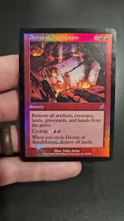 Magic The Gathering Decree of Annihilation Scourge Foil LP - NM - Image 2