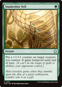 SNAKESKIN VEIL x4 mtg NM-M Foundations 4 Unc - Image 1