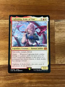 Final Fantasy Lightning, Army of One non foil Magic MTG FIN233 - Image 1