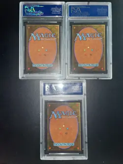 MTG Tron Urza's Mine, Power Plant, Tower PSA 9 Graded Antiquities 1994 NM - Image 3