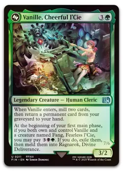Vanille, Cheerful l'Cie #211 (Foil) (NM) Final Fantasy FIN Magic MTG - Image 1