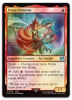 Freya Crescent #138 (Foil) (NM) Final Fantasy FIN Magic MTG - Image 1