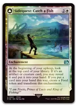 Sidequest: Catch a Fish #31 (Foil) (NM) Final Fantasy FIN Magic MTG - Image 1