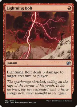Lightning Bolt Set: Modern Masters 2015 Finish: Non-Foil Rarity: Uncommon - Image 1