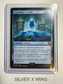 The Water Crystal x1, MTG, Magic the Gathering, Final Fantasy, FIN, NM - Image 1