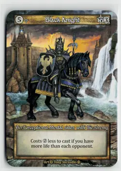 Sorcery Contested Realm Arthurian Legends Black Knight x3 NM Exceptional - Image 1