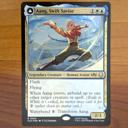 Aang, Swift Savior - Prerelease Foil Promo - Avatar TLA MTG - Image 1