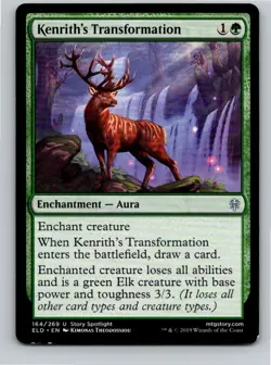Magic the Gathering Kenrith's Transformation Throne of Eldraine MTG Free Ship - Image 1