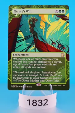 MTG Nature's Will Wilds of Eldraine: Enchanting Tales Regular #57 - Image 1