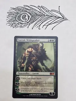 Garruk Wildspeaker X1 M11 Core Set Regular Non Foil Mtg Magic The Gathering - Image 1