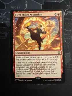 Firebender Ascension - TLA 0137 - NM - MTG Magic - Image 1