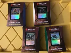 MTG Strixhaven Sealed Commander Deck lot of 4 Silverquill Witherbloom Quandrix - Image 1
