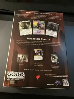 MTG Strixhaven Sealed Commander Deck lot of 4 Silverquill Witherbloom Quandrix - Image 5