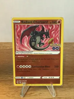 2022 Pokemon Sword & Shield: Pokemon Go Radiant Charizard #011/078 - Image 1