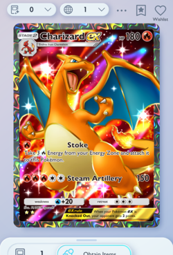 Pokemon TCG POCKET - Charizard Full Art 2⭐, Shining Revelry, English - Image 3