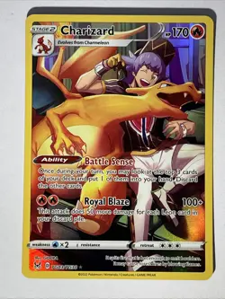 Pokemon TCG Charizard TG03/TG30 2022 Sword and Shield Lost Origin - Image 1