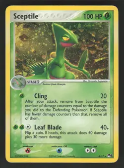 Sceptile 4/017 Pokemon TCG POP Series 1 HP - Image 1