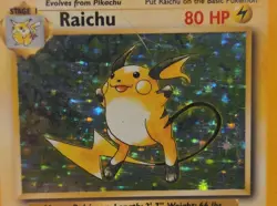 1999 Pokemon Game Raichu Holo #14/102 Unlimited - Image 2