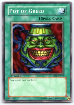 Pot of Greed - 1st Edition - English - Lightly Played - YuGiOh - Image 1