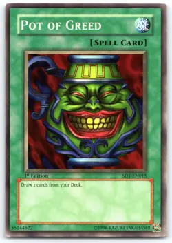 Pot of Greed - 1st Edition - English - Lightly Played - YuGiOh - Image 3