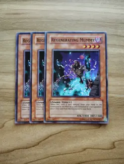 Yu-Gi-Oh! - Regenerating Mummy 3X - Complete Playset - Image 1