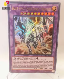 Yugioh! Blue-Eyes Twin Burst Dragon - LCKC-EN058 - Ultra Rare - Unlimited Editio - Image 1