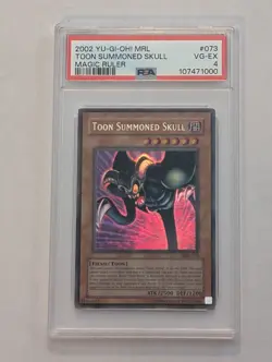 Yugioh Toon Summoned Skull MRL-073 Magic Ruler Unlimited PSA 4 - Image 1