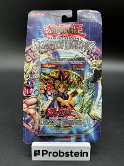 Yu-Gi-Oh TCG: Legacy of Darkness 9 Card Booster Blister Pack Factory Sealed - Image 1