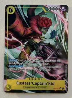 One Piece Royal Blood Eustass Captain Kid Alt Art #OP10-112 English - Image 1
