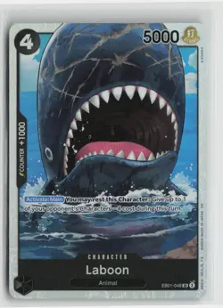 Laboon EB01-048 One Piece Extra Booster: Memorial Collection SR NM English - Image 1