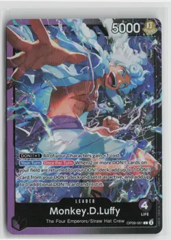 Monkey.D.Luffy OP09-061 One Piece Starter Deck 26: PURPLE/BLACK L NM English - Image 1