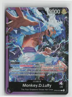 Monkey.D.Luffy OP09-061 One Piece Starter Deck 26: PURPLE/BLACK L NM English - Image 1