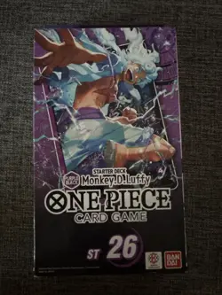 ONE PIECE MONKEY D. LUFFY ST26 TCG Sealed Starter Deck Bandai Free Shipping - Image 1
