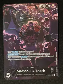 2025 One Piece 2nd Anniversary Marshall D Teach #OP09-081 - Image 1