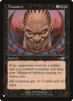 Massacre - Non-Foil - The List - NEM-58 | MTG Card - Image 1
