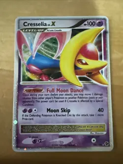 Pokemon TCG Cresselia LV.X Holo Ultra Rare Card 103/106 Great Encounters - Image 1