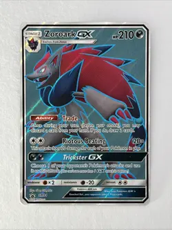 Pokemon TCG Zoroark GX SM84 2017 Full Art Holo Promo Card Near Mint Condition - Image 1