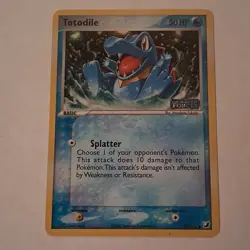 Pokemon Totodile Unseen Forces 78/115 Reverse Holo 50HP 2005 TCG Card - Image 1