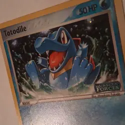 Pokemon Totodile Unseen Forces 78/115 Reverse Holo 50HP 2005 TCG Card - Image 3